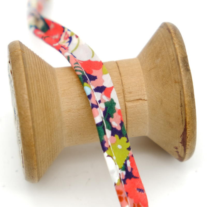 Liberty Fabrics Thorpe Navy Blue Piping - Maison Klem